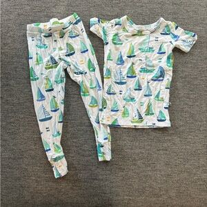 Kiki & Lulu two piece bamboo sailing toddler pajamas!